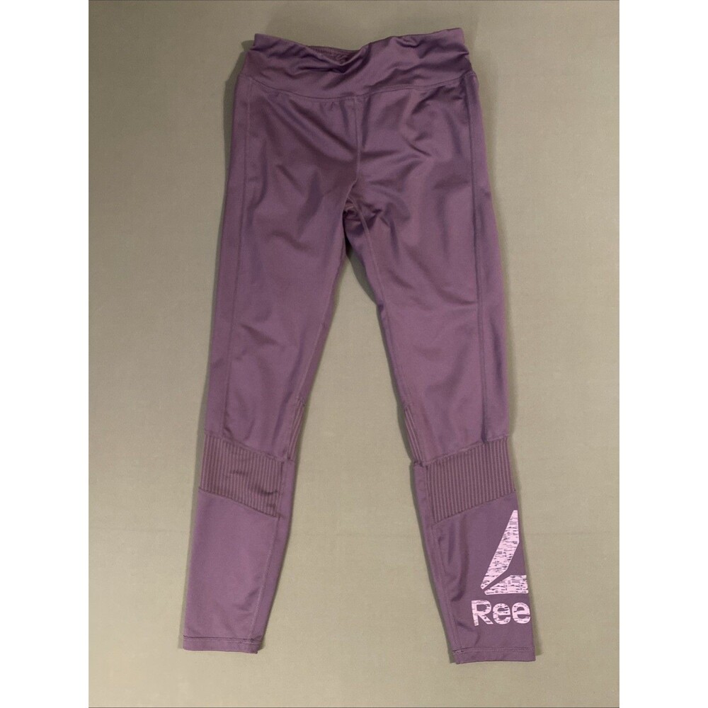 Reebok Leggings Womens Eggplant Purple Womens Medium Athletic Wear Yoga Pants
